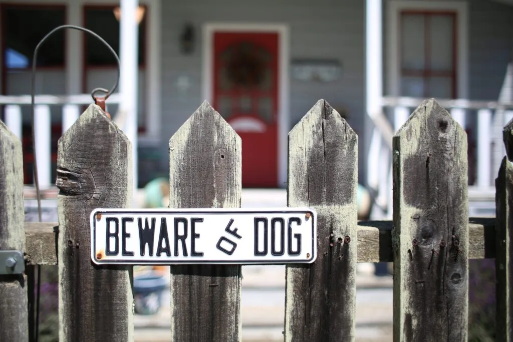 Who is responsible for dog bites on the job?